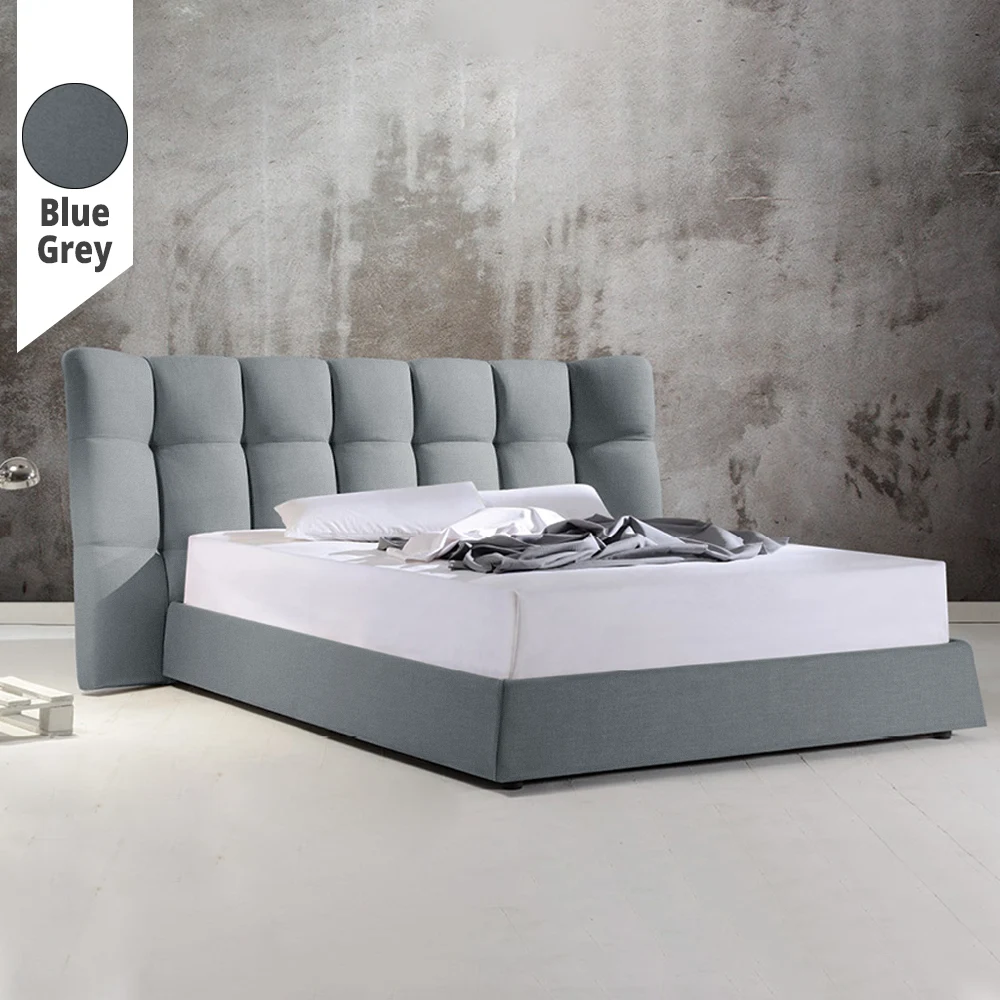 Υφασμάτινο Κρεβάτι Ύπνου Calm Blue Grey ypnos.gr