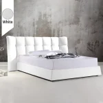 Υφασμάτινο Κρεβάτι Ύπνου Calm White ypnos.gr