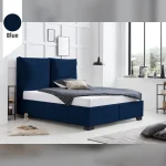 Υφασμάτινο Κρεβάτι Ύπνου Chloe Blue ypnos.gr