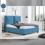 Υφασμάτινο Κρεβάτι Ύπνου Chloe Sky Blue ypnos.gr