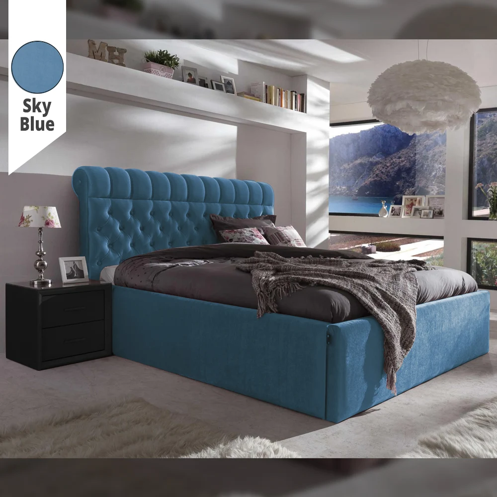 Υφασμάτινο Κρεβάτι Ύπνου Diamond Blue Sky ypnos.gr