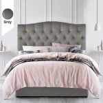 Υφασμάτινο Κρεβάτι Ύπνου Fedra Grey ypnos.gr