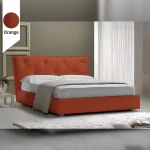 Υφασμάτινο Κρεβάτι Ύπνου Dress Orange ypnos.gr