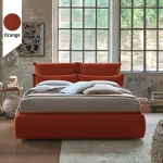 Υφασμάτινο Κρεβάτι Ύπνου Mirela Orange ypnos.gr