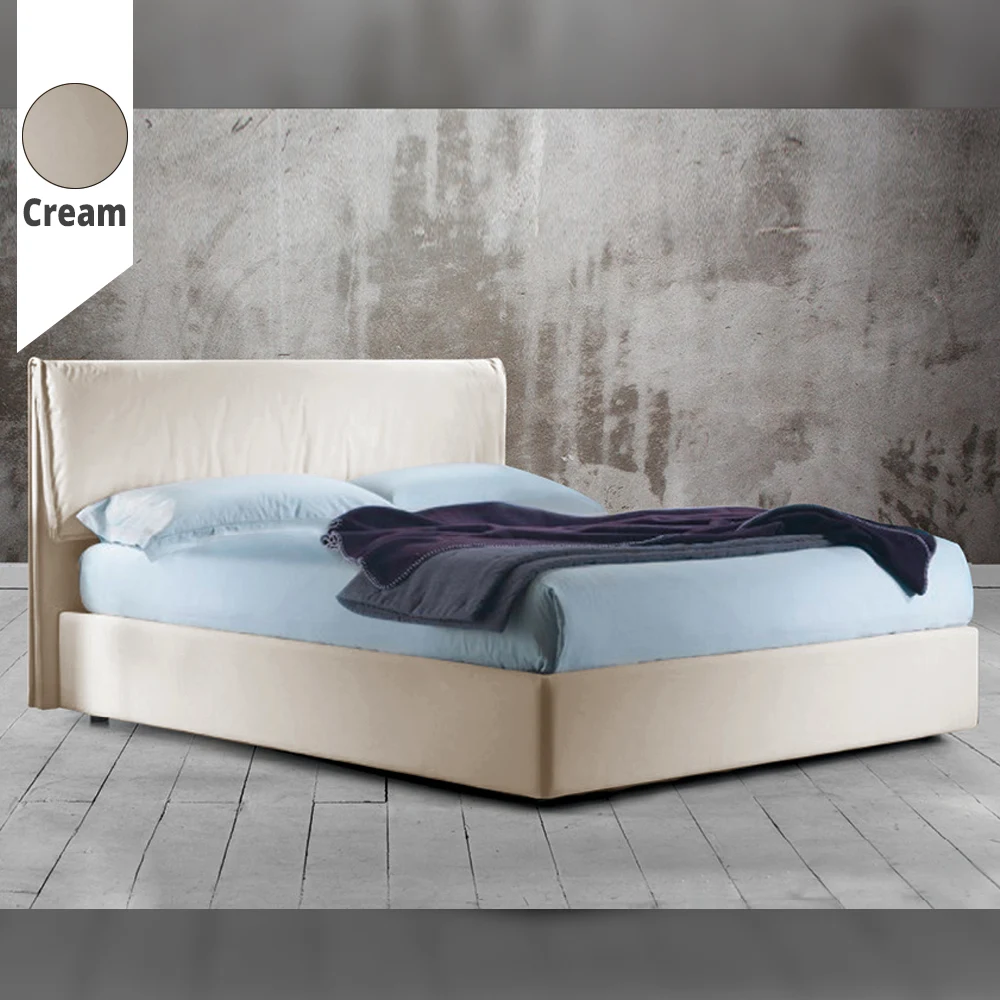 Υφασμάτινο Κρεβάτι Ύπνου Ivony Cream ypnos.gr