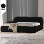 Υφασμάτινο Κρεβάτι Ύπνου Plain Black ypnos.gr