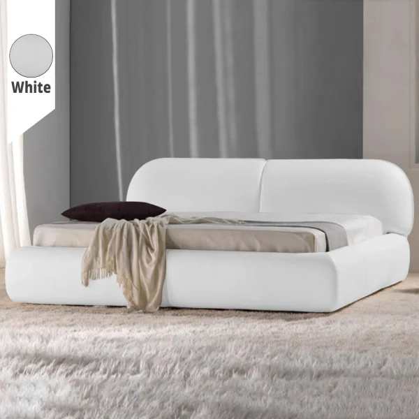 Υφασμάτινο Κρεβάτι Ύπνου Plain White ypnos.gr