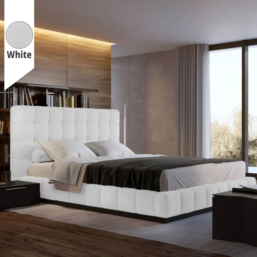 Υφασμάτινο Κρεβάτι Ύπνου Rubik White ypnos.gr