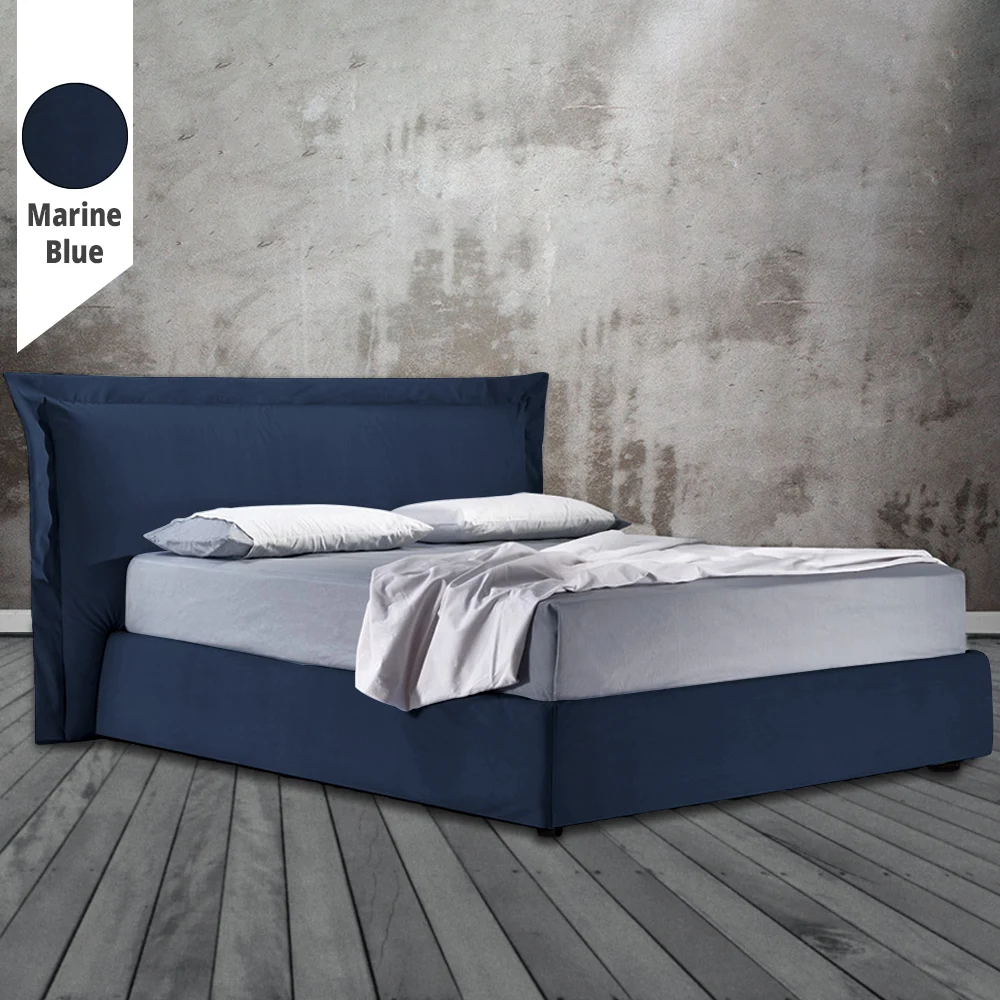 Υφασμάτινο Κρεβάτι Ύπνου Uranus Marine Blue ypnos.gr