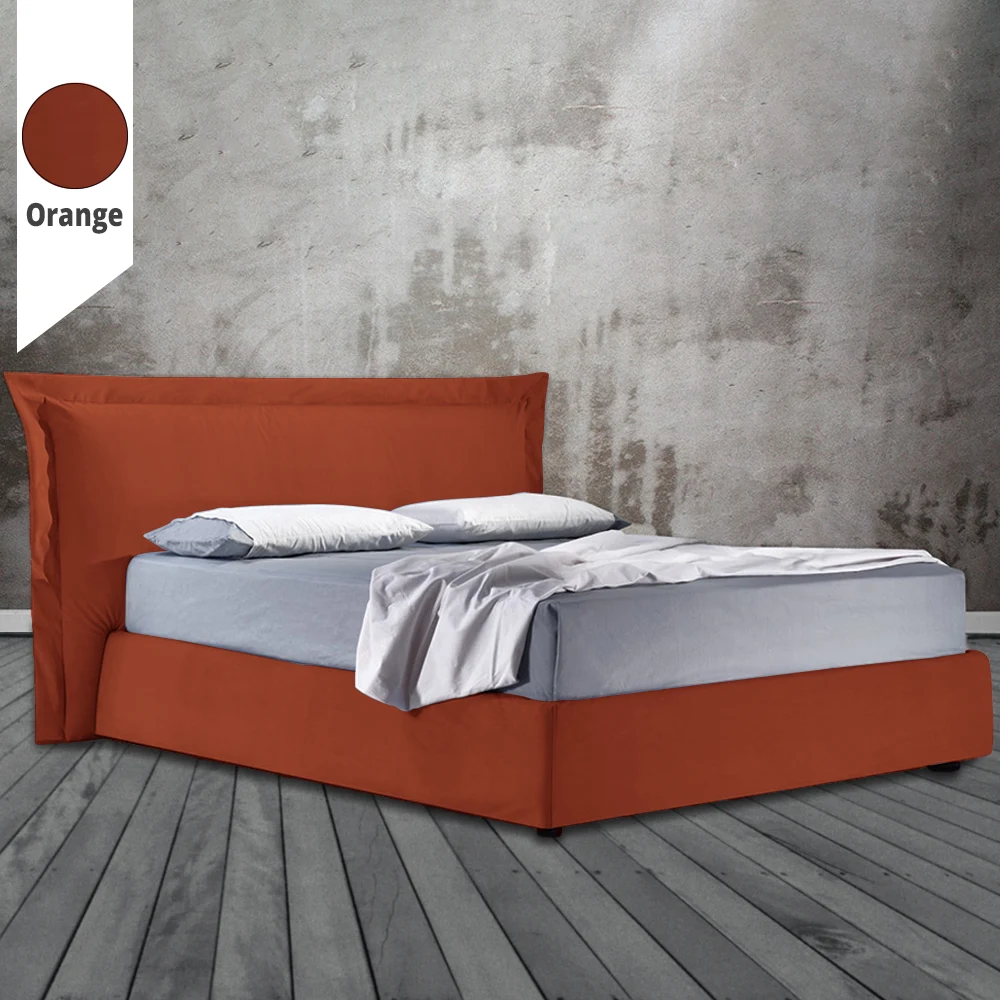 Υφασμάτινο Κρεβάτι Ύπνου Uranus Orange ypnos.gr