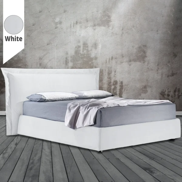 Υφασμάτινο Κρεβάτι Ύπνου Uranus White ypnos.gr