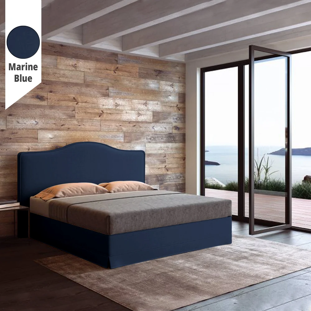 Υφασμάτινο Κρεβάτι Ύπνου Venetia Marine Blue ypnos.gr